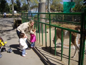 nós no Zoo de Barcelona