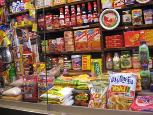 produtos brasileiros nas Ramblas