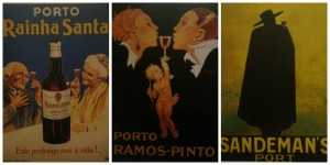 rótulos antigos de vinhos do Porto no Museu do Douro