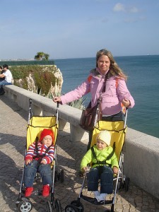 eu e meninas em Cascais