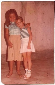 aos seis com minha BFF