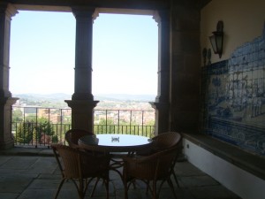 vista sobre Guimarães da Pousada Santa Marinha da Costa