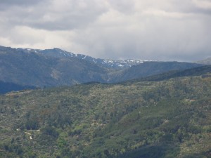 Serra da Estrela vista da Pousada de Belmonte