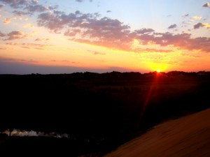 um pôr do sol inesquecível nas dunas Jalapão