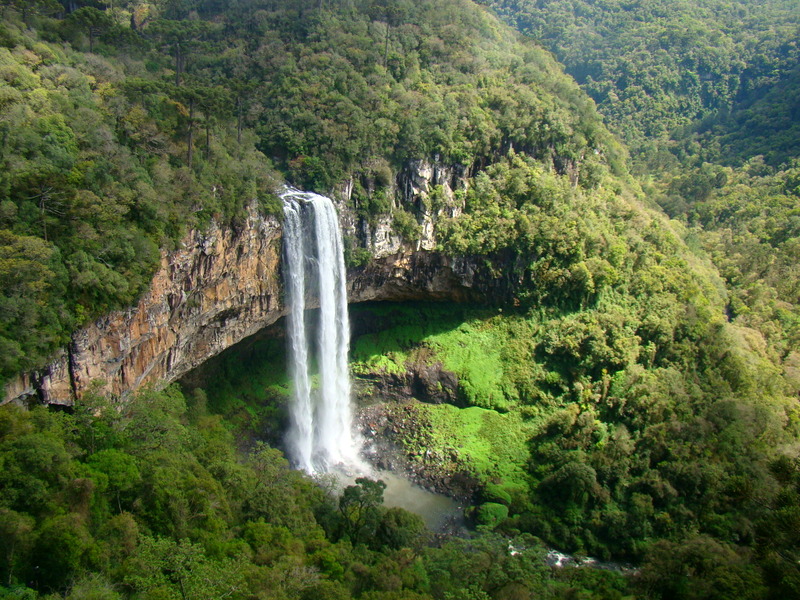 Cachoeira do Caracol no Parque do Caracol