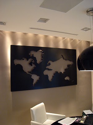 decoração mapa-mundi