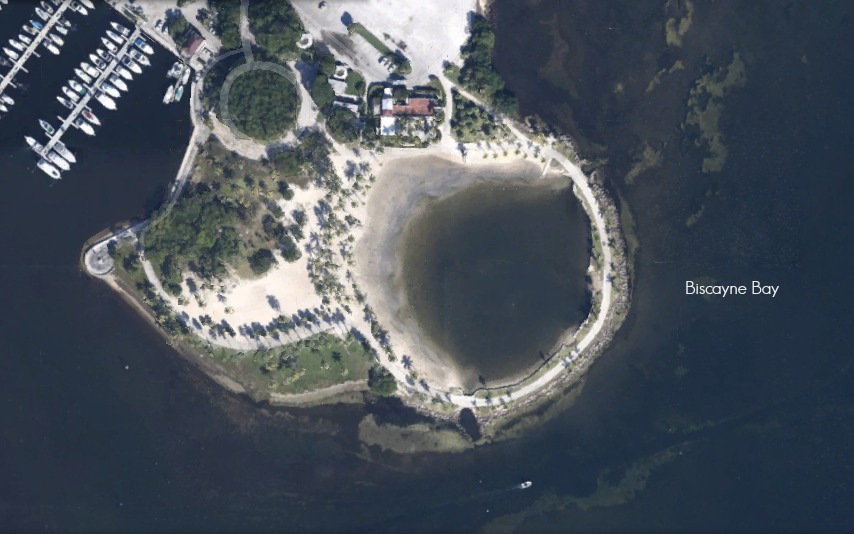 Matheson Hammock Park visto pelo Google Maps
