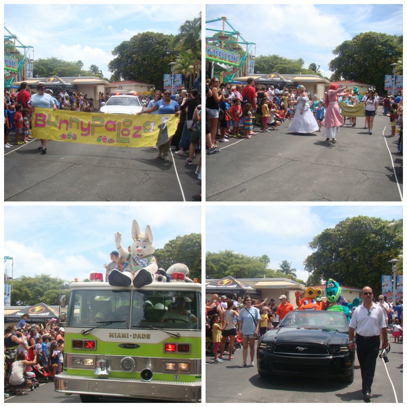 a parada de Páscoa do Miami Seaquarium