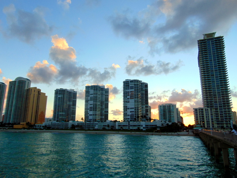 fim de tarde no pier