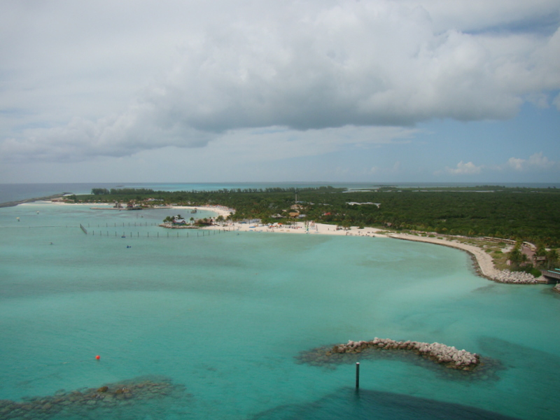Castaway Cay vista do Disney Dream