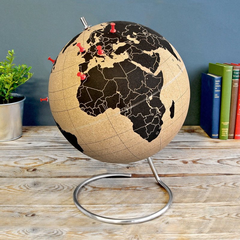 amei esse globo para marcar os lugares .. da Amazon