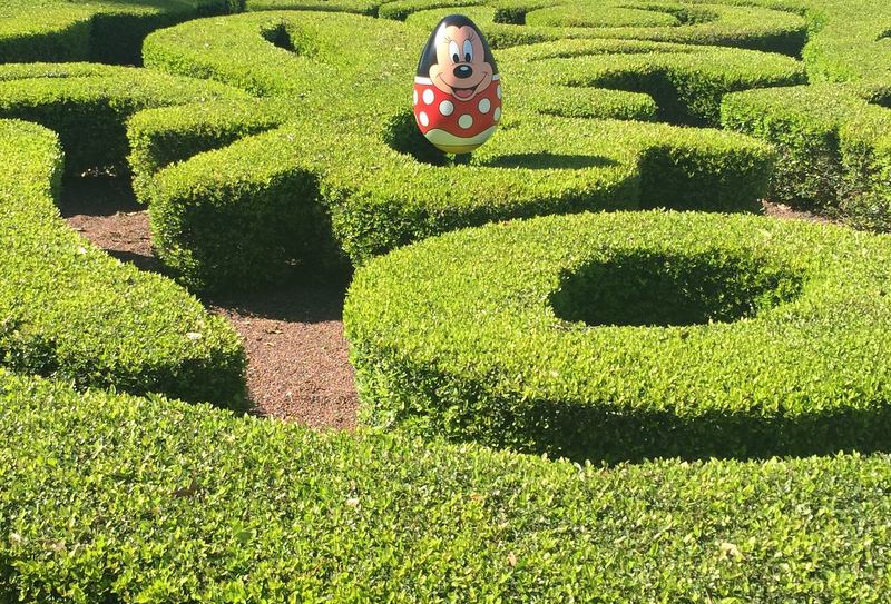 alguns eram fáceis de achar, como o da Minnie 