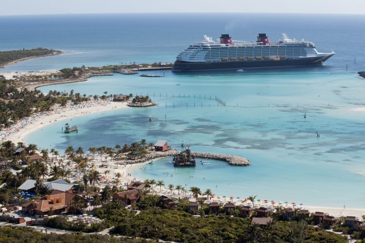 Disney Dream na Castaway Cay nas Bahamas