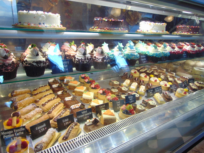meu point predileto é a bakery.. muitos doces! 