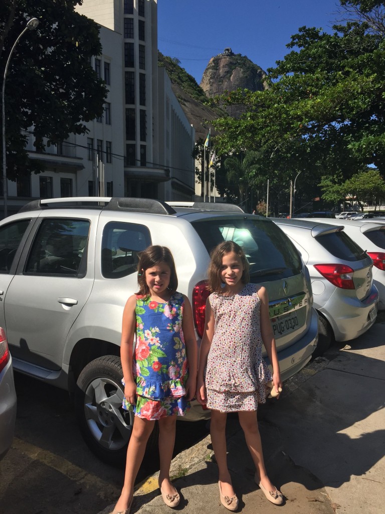 um dos passeios que fizemos de carro foi ir ao Pão de Açúcar