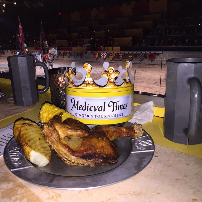 jantar no Medieval Times Orlando 