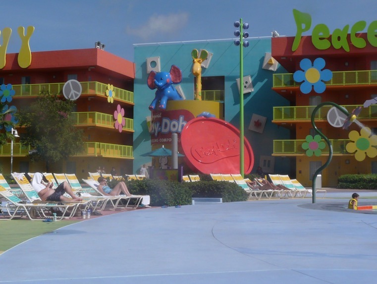 área da piscina