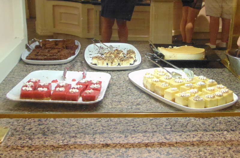 parte da mesa de doces