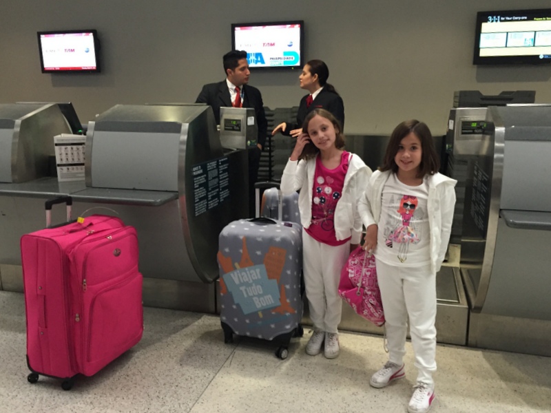 check in da TAM em Miami