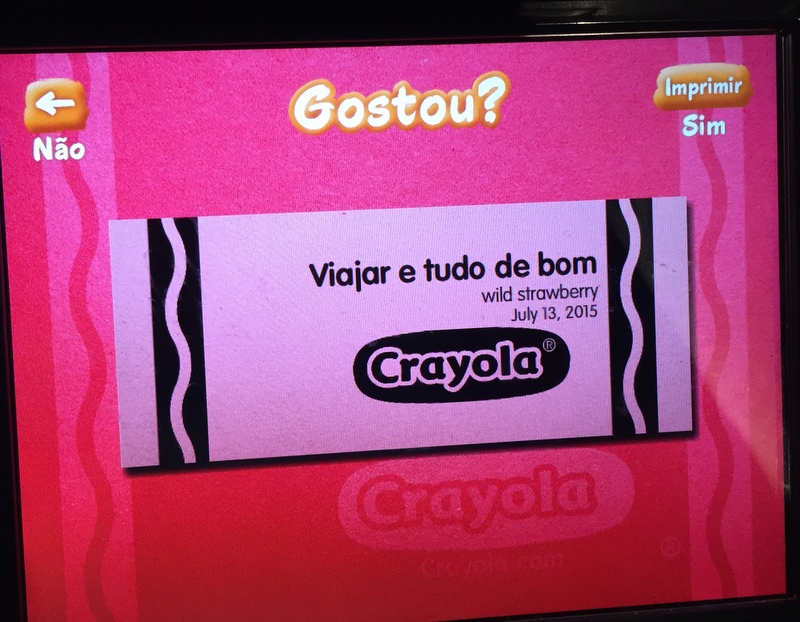 preciso dizer que amei fazer o giz com o nome do Blog? :)