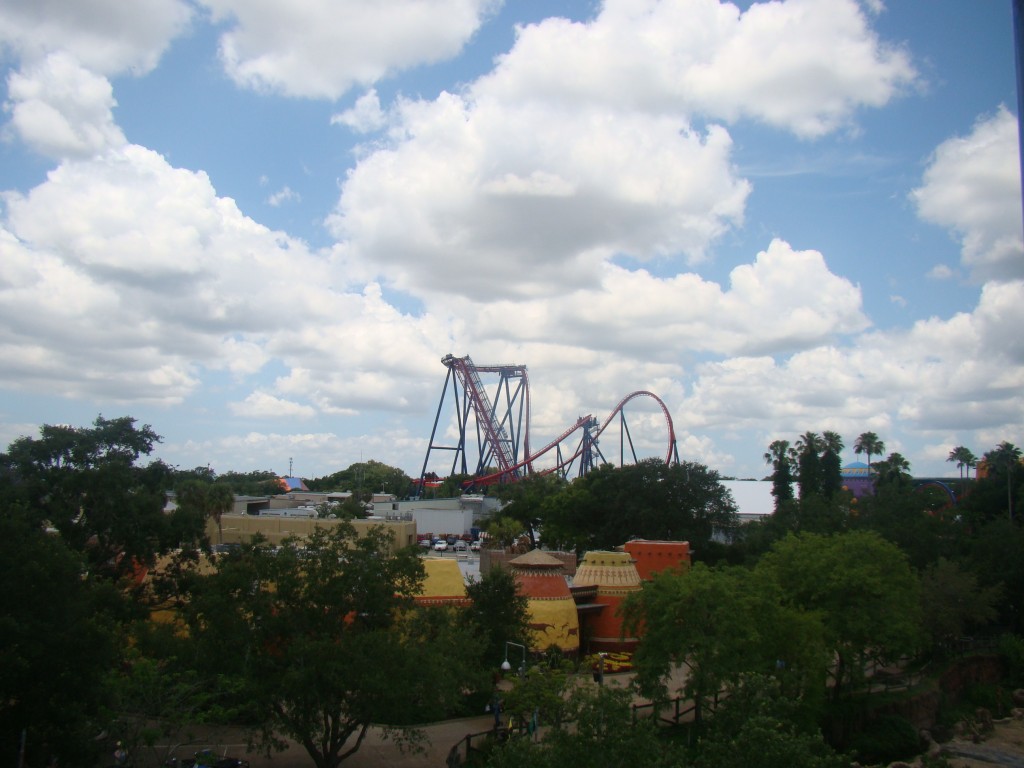 alguns parques ficam longe como o Busch Gardens