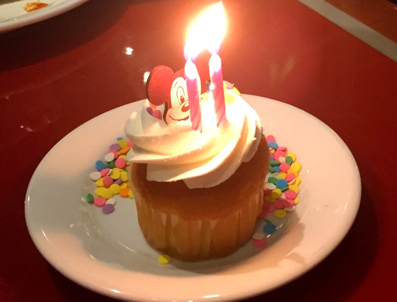 cupcake que ganhei para o meu aniversário