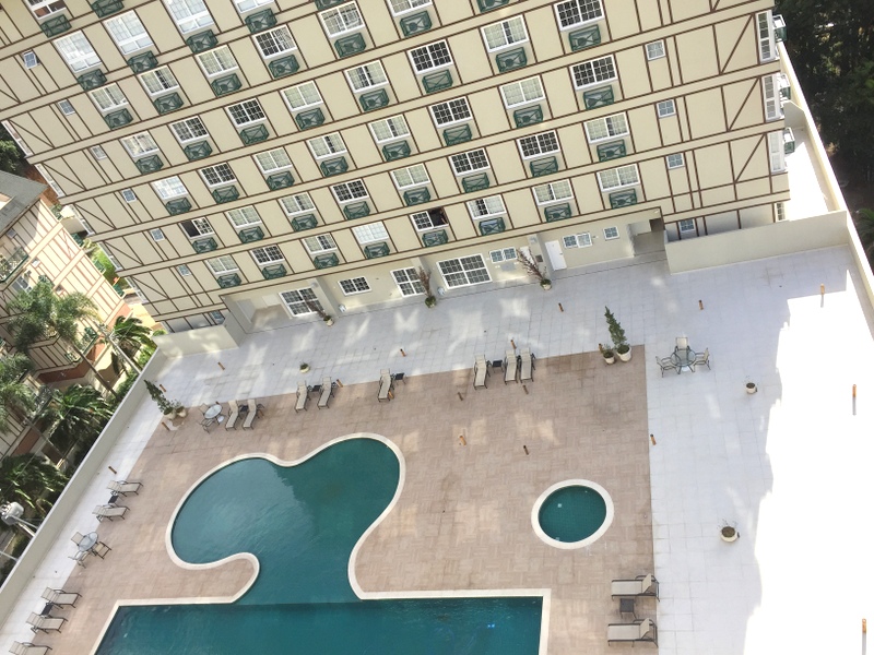 hotel visto do quarto 