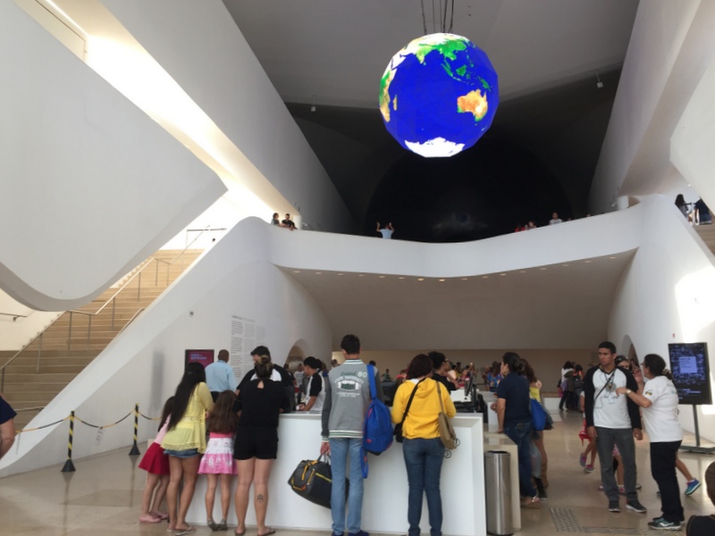 entrada do Museu do Amanhã