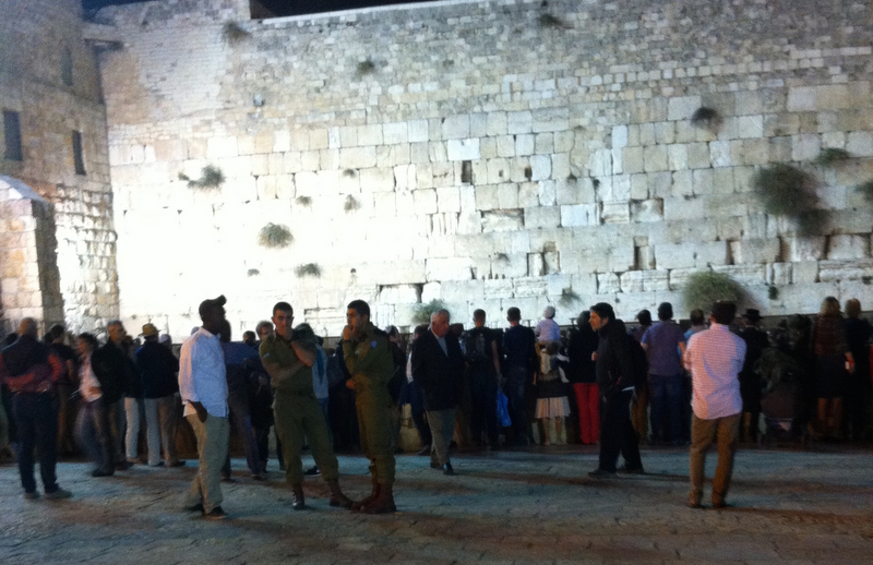 Muro das Lamentações no Shabbat