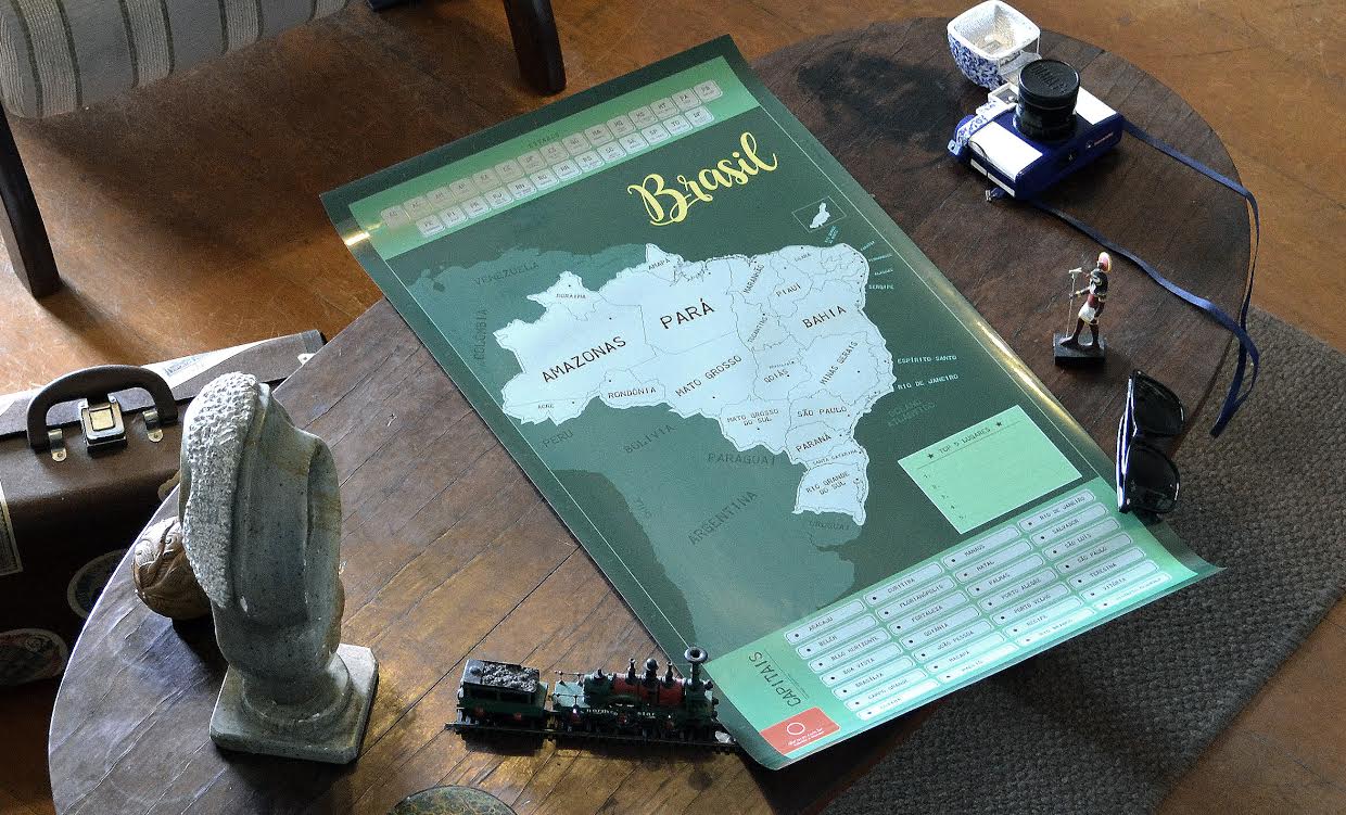 mapa do Brasil para raspar 