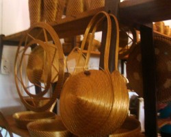 Artesanato de capim dourado